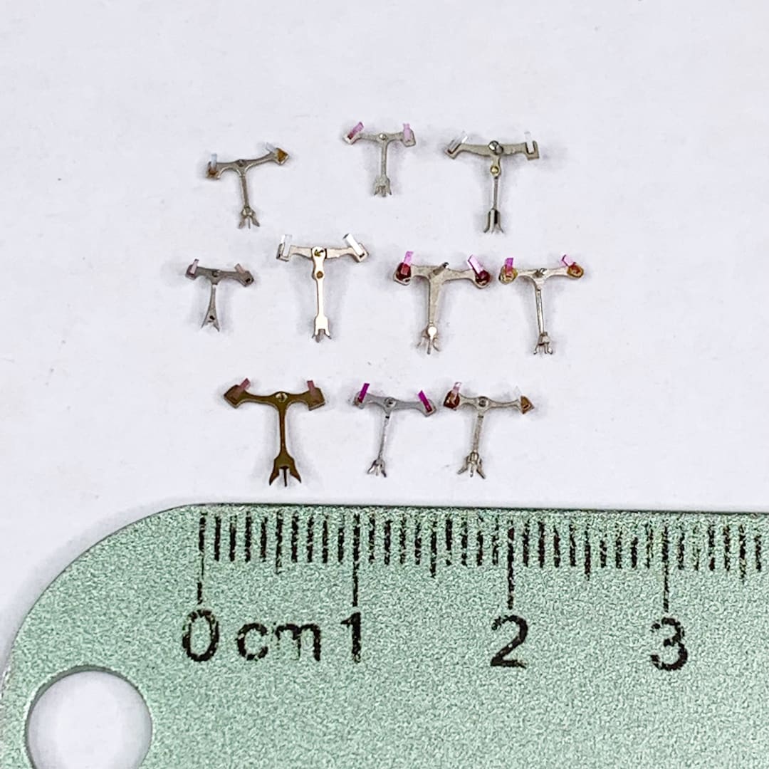 10 Pocket Watch Pallet Forks Wrist Arbor Jewel Parts Repair Etsy