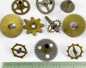 Details about   10 Large Black Spade Clock Hands Steampunk Altered Art Repair Watchmaker Lot Vtg 