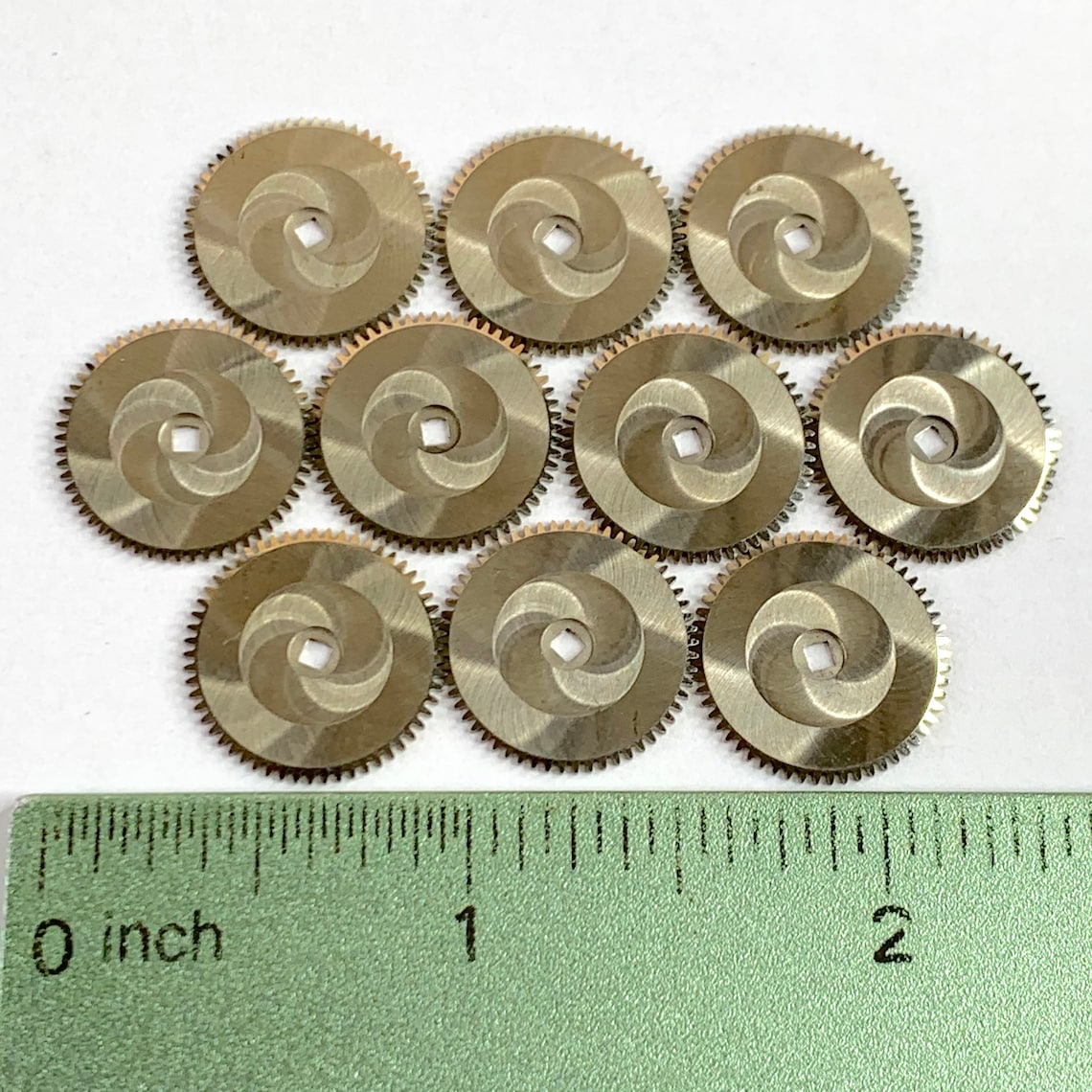10 Pocket Watch Etched Ratchet Wheels 16.5mm 57 Teeth Etsy
