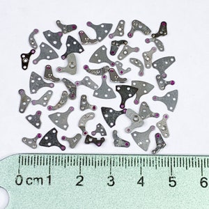 50 Watch Bridge Plates Parts Steampunk Jewels Art Watchmakers Job Lot Repair