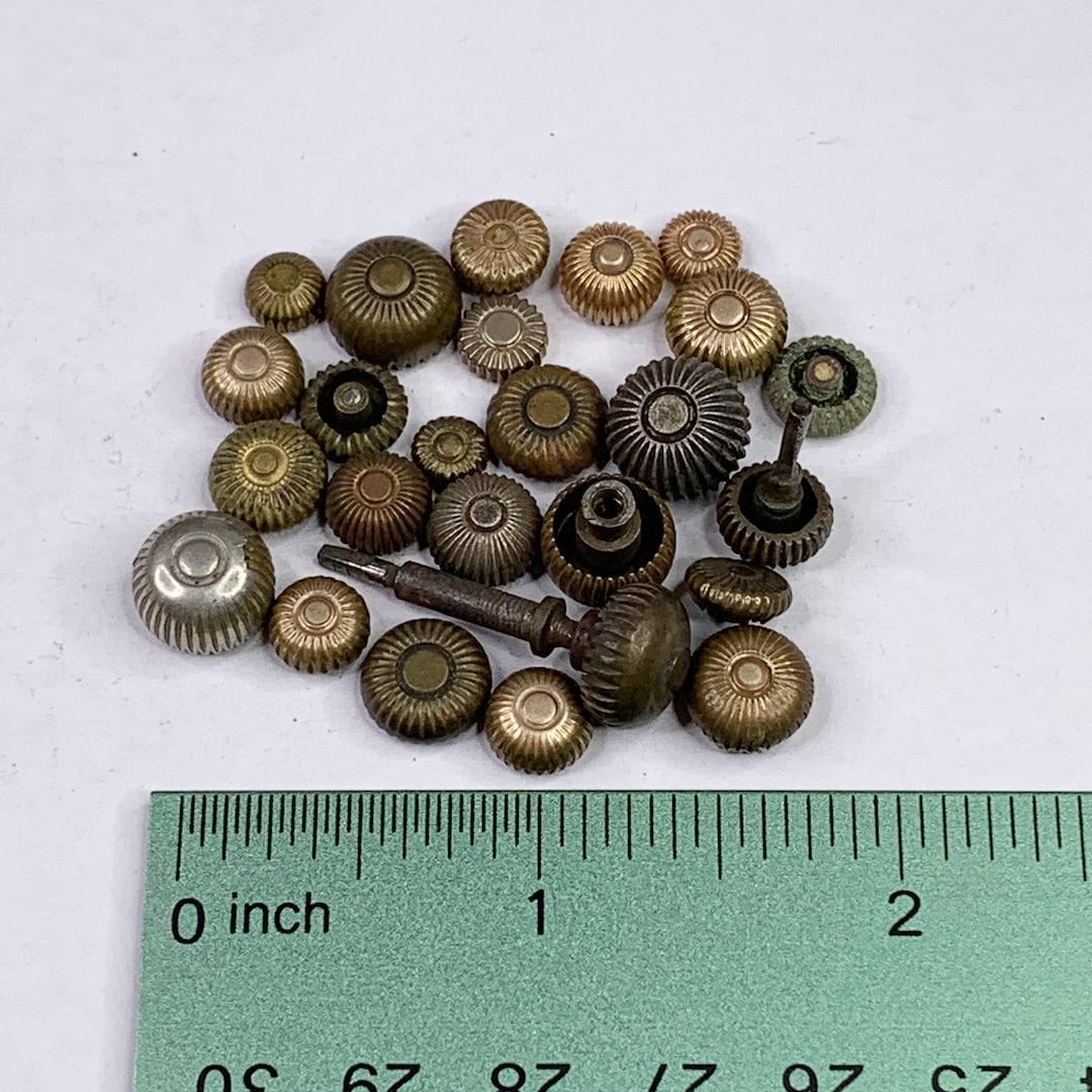 25 Pocket Watch Crowns 30 Gram Stem Winding Scrap Part Repair Lot Gold