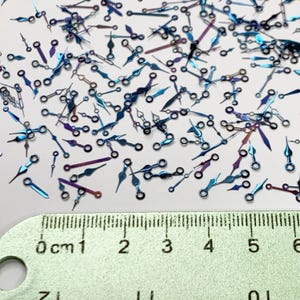 20 manecillas para reloj de pulsera Waltham azules 3/0 6/0 10L Reparación Relojeros Lote Piezas Pala