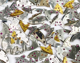 25 Uhrenbrücke Elgin Waltham Hamilton Bulova Benrus Uhrmacher-Reparatur-Lot-Teil