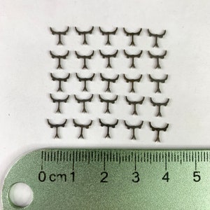 25 Antler Watch Parts Steampunk Gears Repair Alter Art Deer Watchmaker Lot 6.4mm