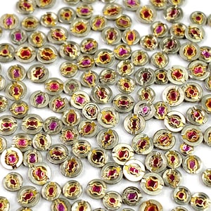 25 bijoux de montre, pièce de sertissage, lot de réparation d'horloger, bloc antichoc, art steampunk