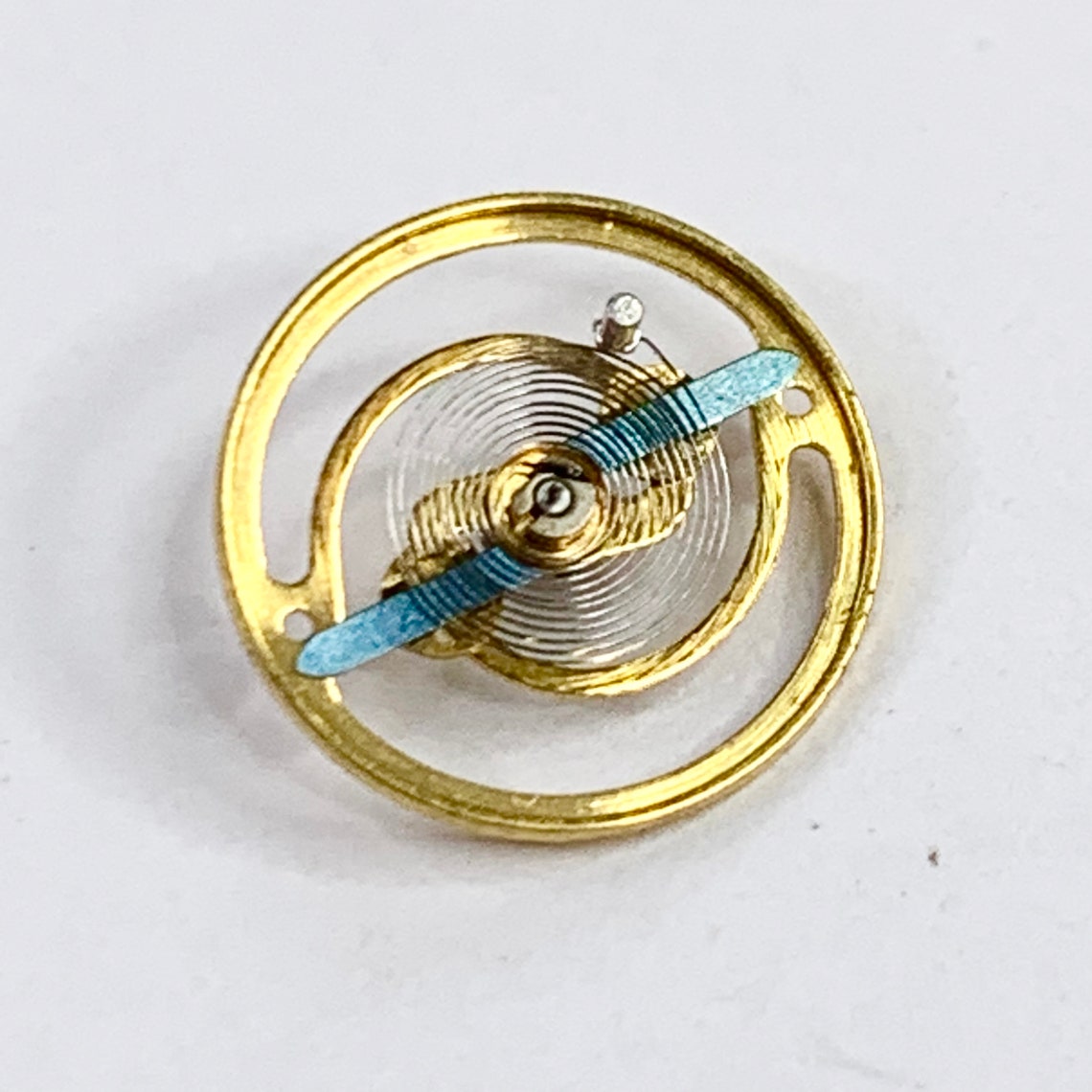 Balance Wheel 9.38mm Spring Jewel Watch Part Watchmaker Repair Etsy