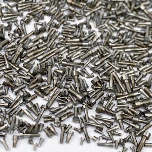 100 Elgin Taschenuhr Schrauben Amerikanische Brücke Säule Teile Uhrmacher Reparatur Lot