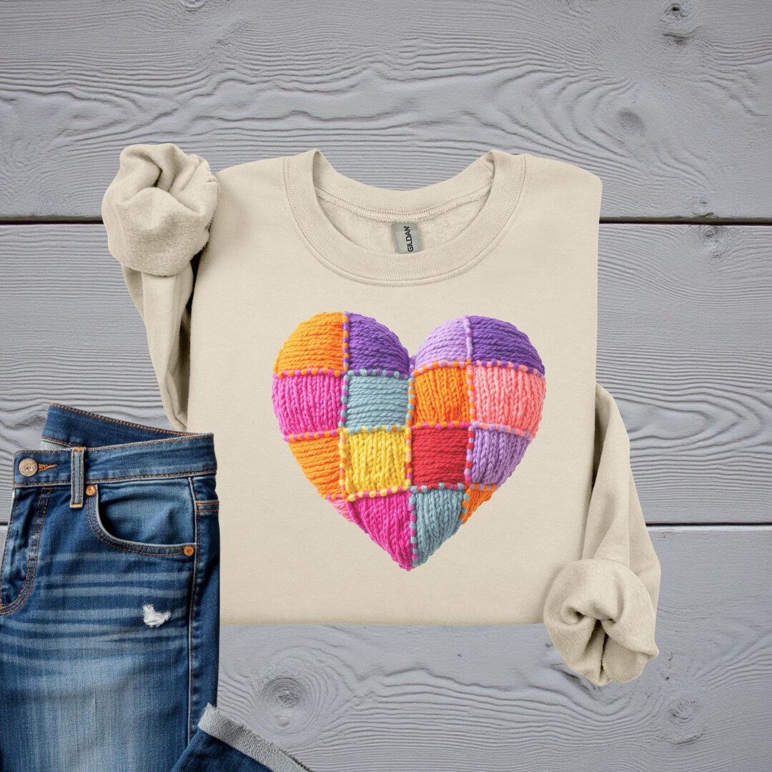 Faux Yarn Valentine Clipart, 15 PNG Sublimation Bundle + 4 Bonus ...