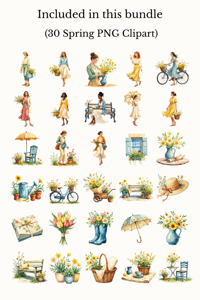 spring-women-png-bundle-watercolor-floral-women-clipart-30-garden