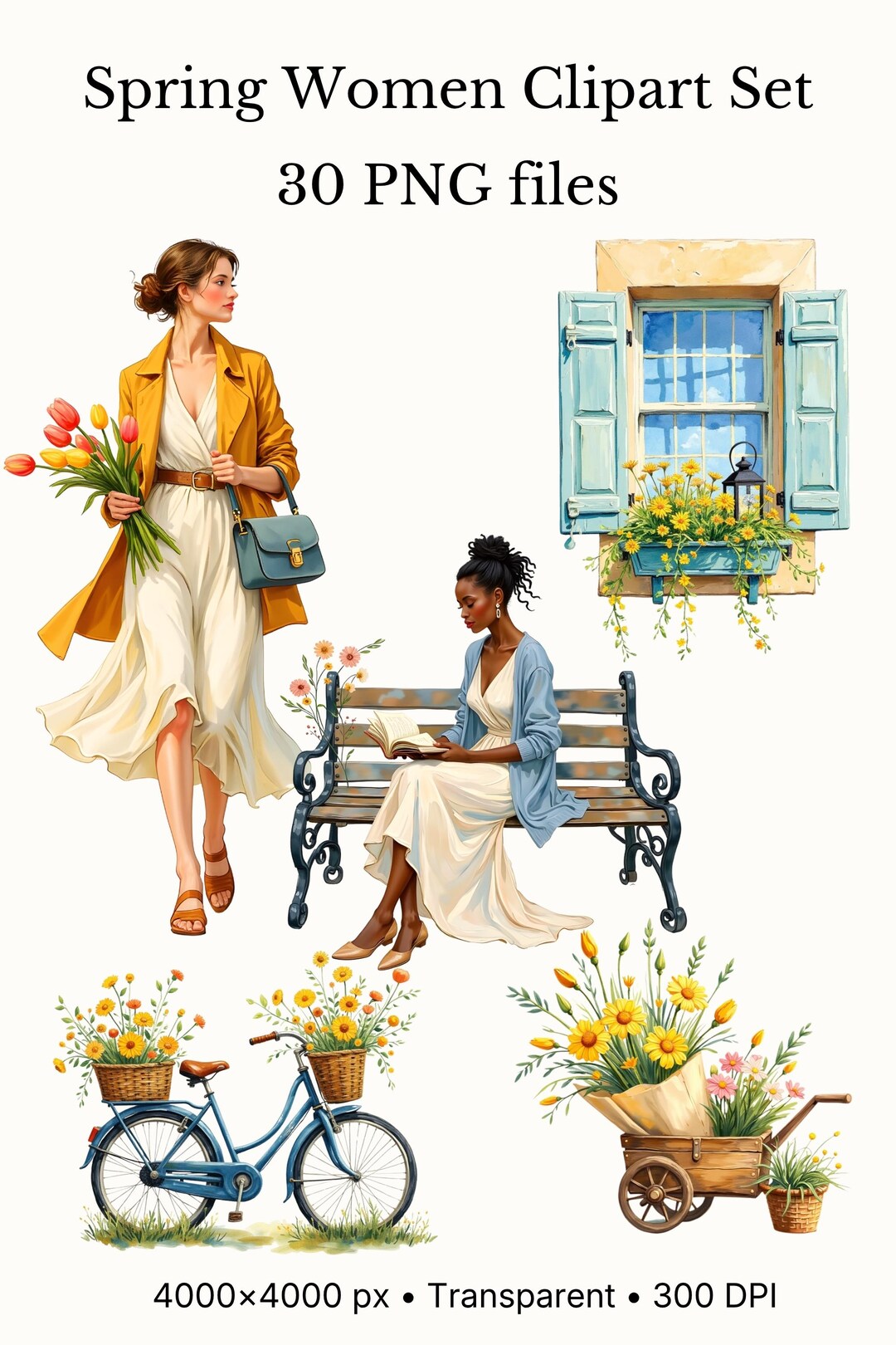 spring-women-png-bundle-watercolor-floral-women-clipart-30-garden