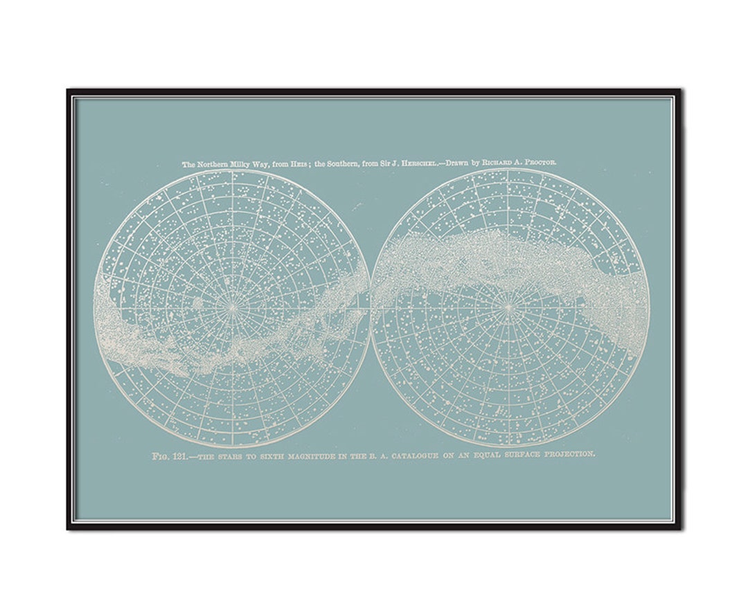 Northern and Southern Hemisphere - PRINTABLE FILE. Large Scale ...