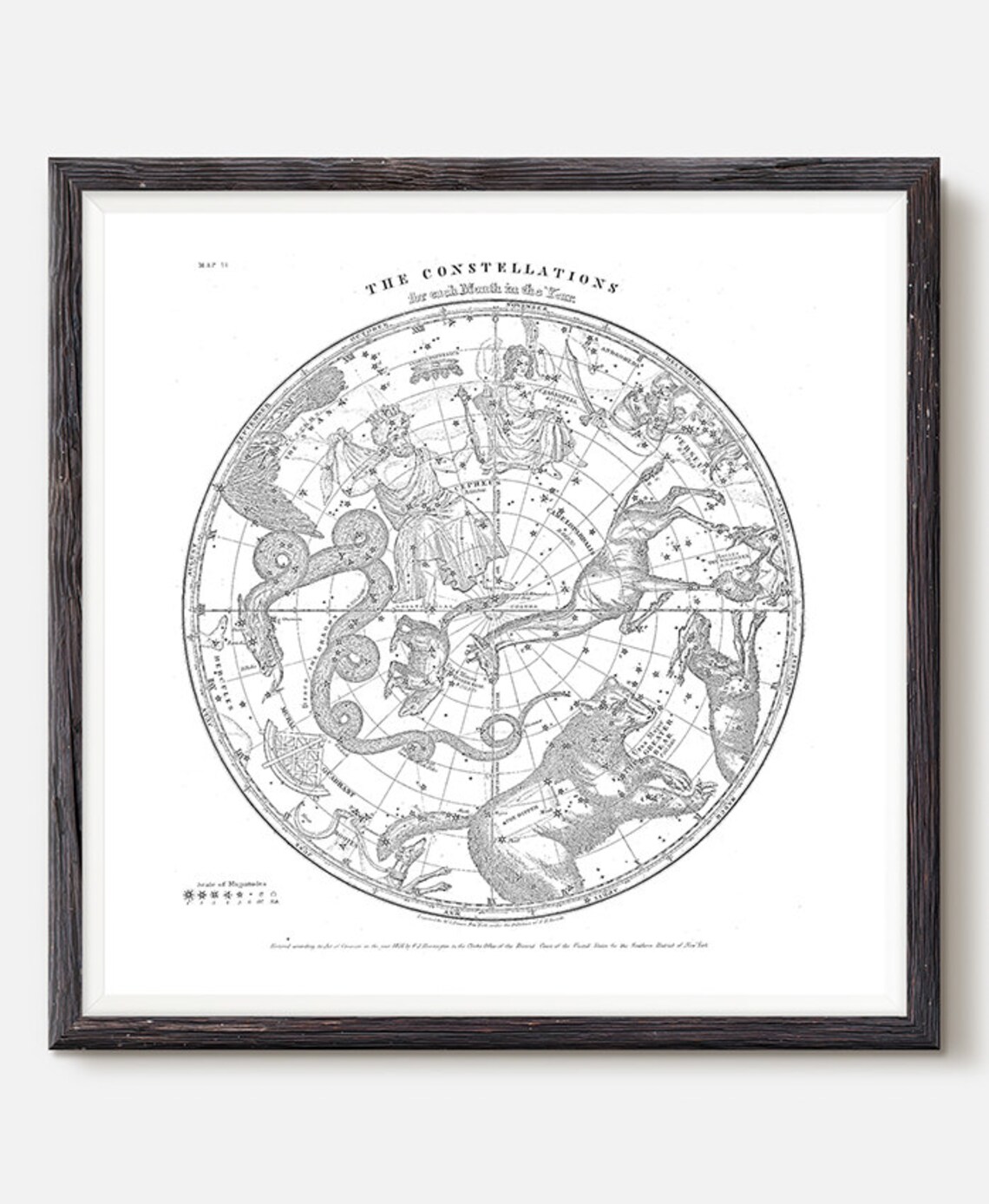 Constellation Posters PRINTABLE FILE. Modern Vintage - Etsy