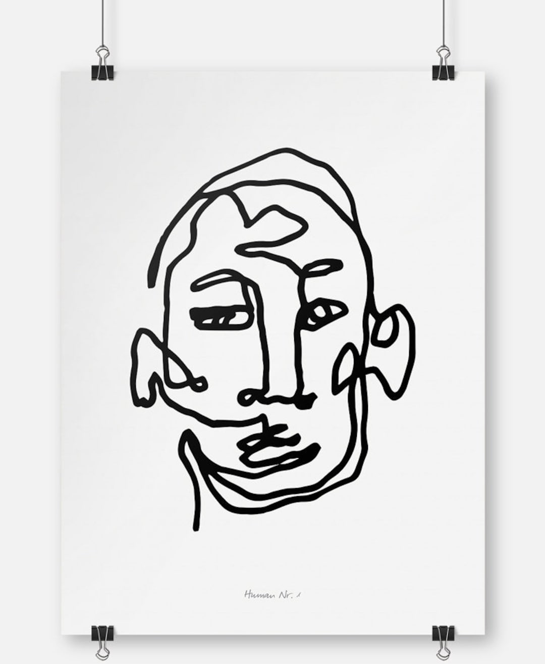 Gezicht druklijnen Art. Minimalistische Poster. Blind Contour lijntekening.  Moderne illustratie. Doorlopende lijn afdrukken. Tumblr kamer decor. - Etsy  België, image size:1080x1314