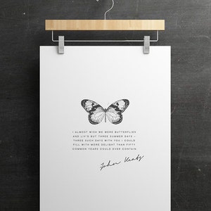 Citation de John Keats - fichier imprimable. Impression de poésie d'amour. Citation inspirante. Affiche de poème d'amour. Cadeau imprimable littérature. Impression minimaliste.