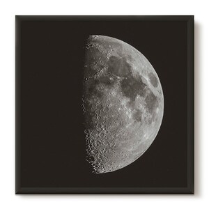 Cartel de la Luna Llena. Fotografía lunar. Impresión de la luna. Moderno Vintage Luna Impresión. Arte del Sistema Solar. Impresión de astronomía. Cartel de Boho. Impresión de fase lunar. imagen 4