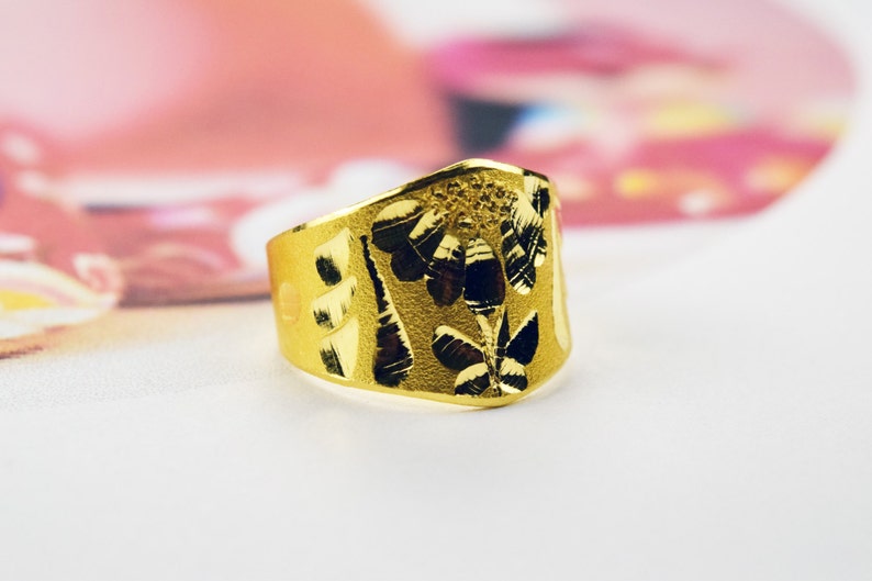 24k Korean gold baby ring birthday .999 pure dol banji han don 1 돈 돌반지 3.75 grams with GIFT BOX image 3