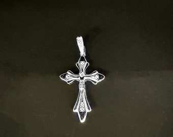 Sterling Silver 925 Jesus Christ Crucifix Pendant