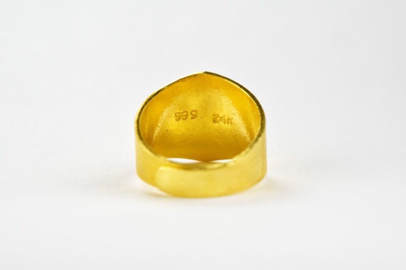 24k Korean gold baby ring birthday .999 pure dol banji han don 1 돈 돌반지 3.75 grams with GIFT BOX image 5