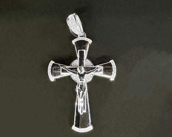 Sterling Silver 925 Jesus Christ Crucifix Pendant