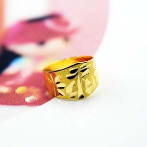 24k Korean gold baby ring birthday .999 pure banji ban don 1.875 grams 반돈 돌반지 with GIFT BOX image 2