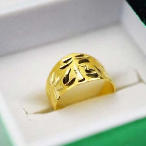 24k Korean gold baby ring birthday .999 pure banji ban don 1.875 grams 반돈 돌반지 with GIFT BOX image 1