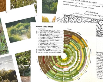 Garden Design Bundle - Design Prep Sheet + Color Calendar + Plant Care Sheet  - DIGITAL DOWNLOAD / PDF