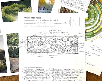 Garden Design Planner - Design Prep Sheet - DIGITALER DOWNLOAD / PDF