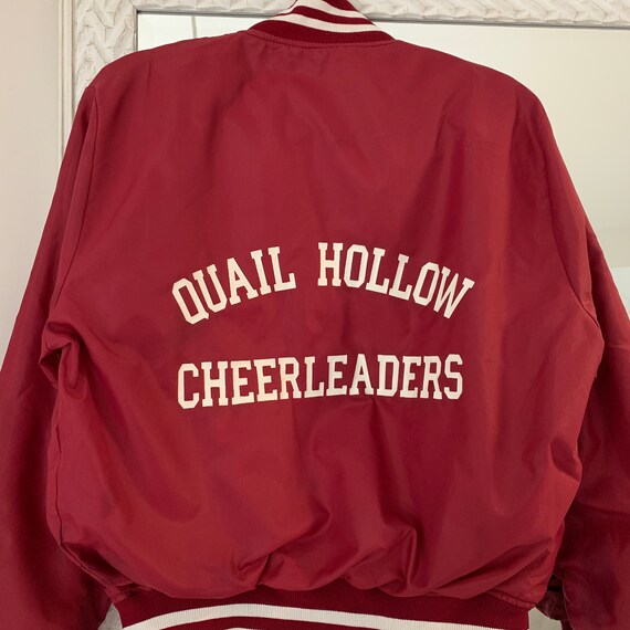 Vintage Bomber Cheerleader Jacket Whitney Size Small Gem