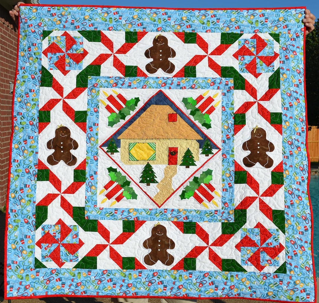 Ye Olde Christmas Cottage Quilt Pattern Etsy