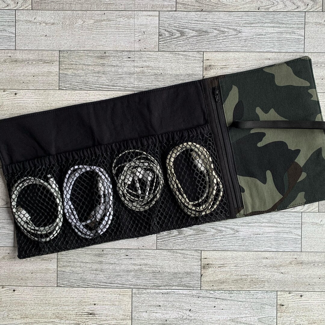 Camo Cord Organizer, Travel Accessory Bag, Camouflage Tech