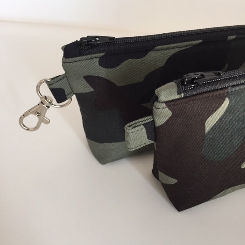 Mini Zipper Pouch Camo Zipper Bag Camouflage Earbud Holder Etsy