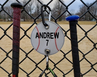 Baseball Softball Bag Holder, Dugout Organizer, Embroidered Baseball Softball Bag Holder, Organize Your Team, Personalized Bag Organizer