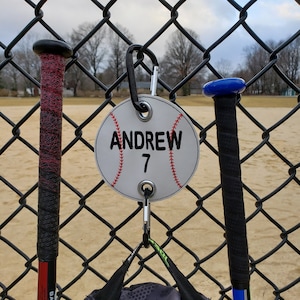 Baseball Softball Bag Holder, Dugout Organizer, Embroidered Baseball Softball Bag Holder, Organize Your Team, Personalized Bag Organizer