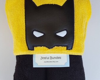 hooded batman towel
