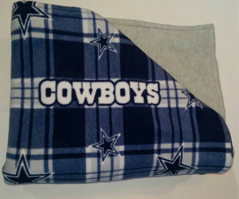 Dallas Cowboys Fleece Blanket Double Sided Blanket Large Etsy