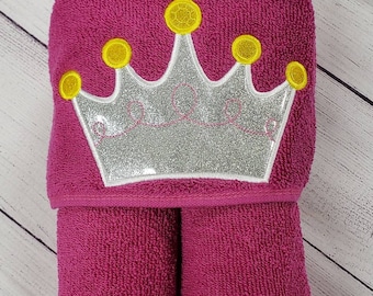 Hooded Towel, Crown Hooded Towel, Kid's Hooded Towel, Bath Towel,  Beach Towel,  Pool Towel, Crown Towel, Crown Bath Towel