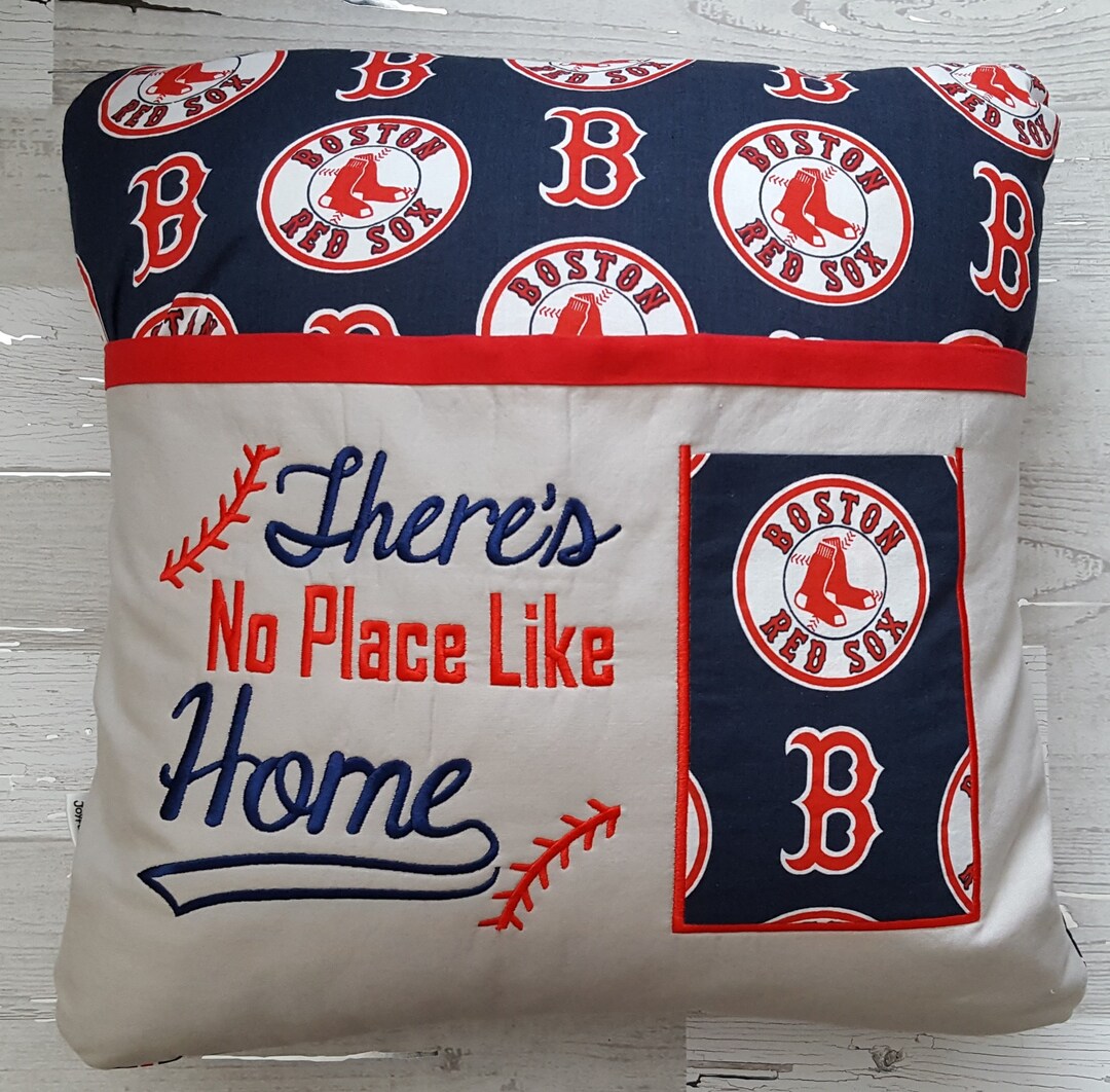 Baseball Pillow, Boston Red Sox Pillow, Remote Pillow, Reading Pillow