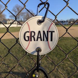 Baseball Softball Bag Holder, Dugout Organizer, Embroidered Baseball Softball Bag Holder, Organize Your Team, Personalized Bag Organizer