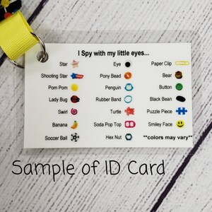 I Spy Bag, Science Doodles, Eye Spy Game, Busy Bag, Game and Puzzles, I Spy Game, Educational Game, Seek and Find, Fidget Bag image 3