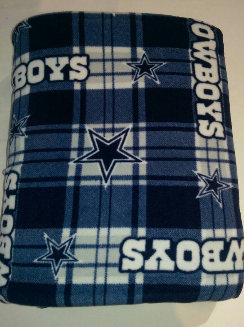 Dallas Cowboys Fleece Blanket Double Sided Blanket Large Etsy