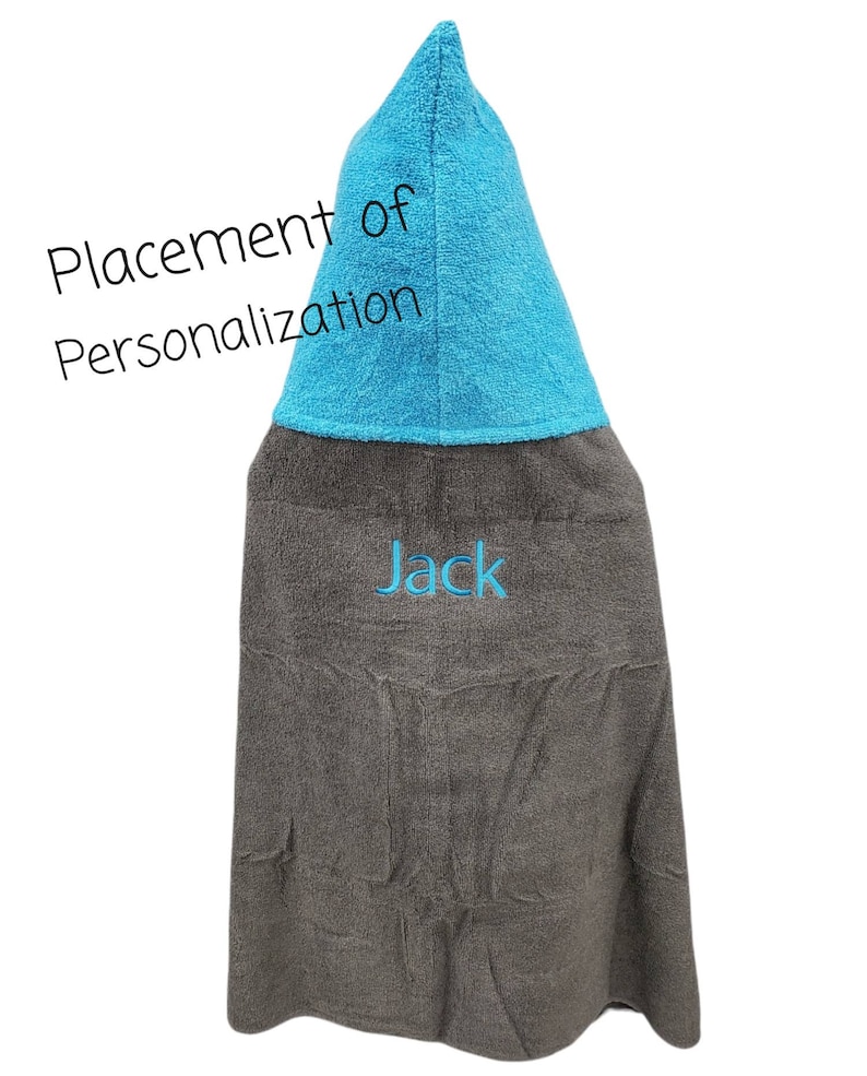 Embroidered Spiderman Hooded Towel: Glow-in-the-Dark Eyes image 7