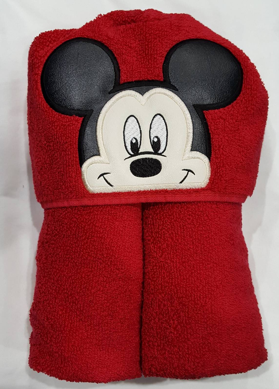 Hooded Towel Mickey Mouse Hooded Towel Character Hooded Etsy
