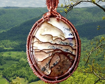 Wire Wrapped Tutorial: Wire Wrapped Down In The Valley Pendant