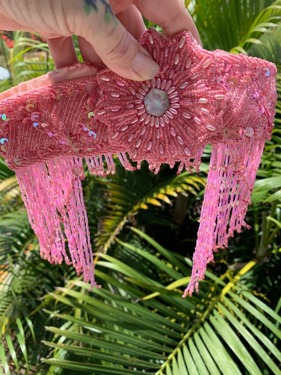 Hand Beaded Head, Neck, Arm Accessories Gem