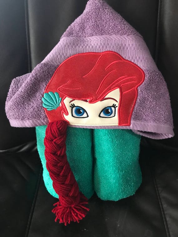 ariel hooded towel
