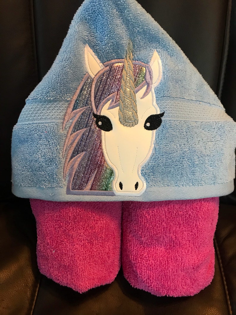 Unicorn Hooded Towel for Bath Pool or Beach. Youth or Adult Etsy