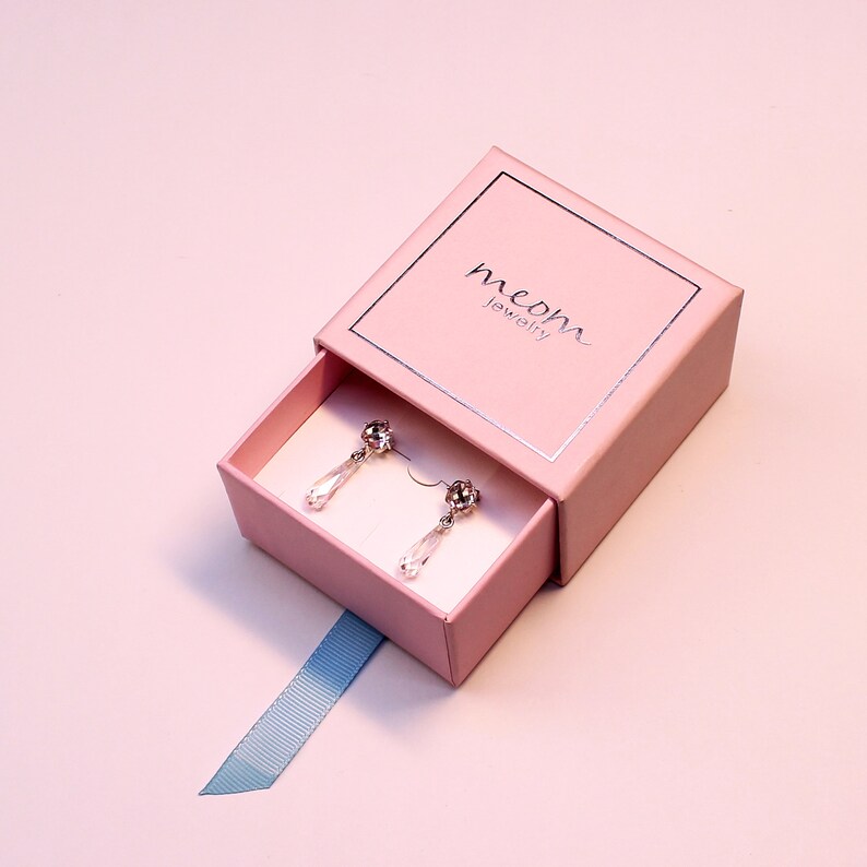 50 Pcs Small Slide Jewelry Boxes Pink Jewelry Box With Etsy