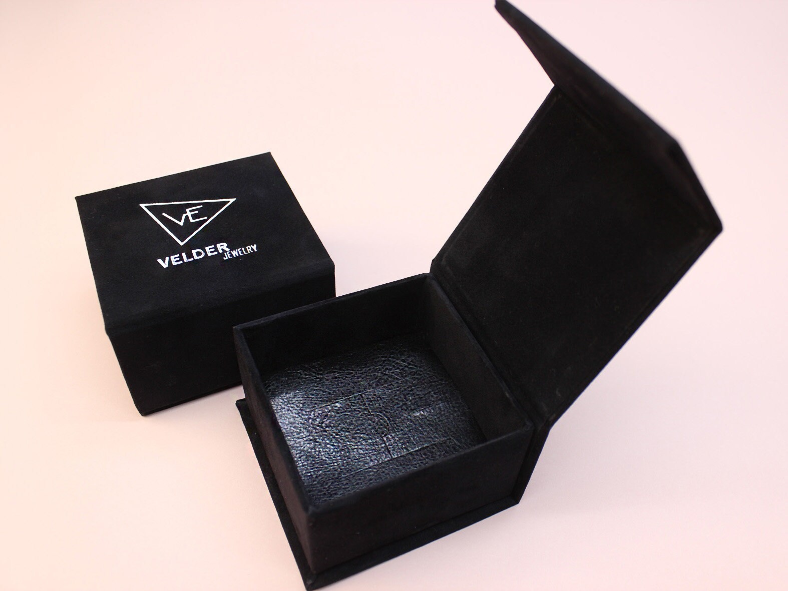 100 Pcs Jewelry Boxes of Velvet Paper Small Box With Etsy