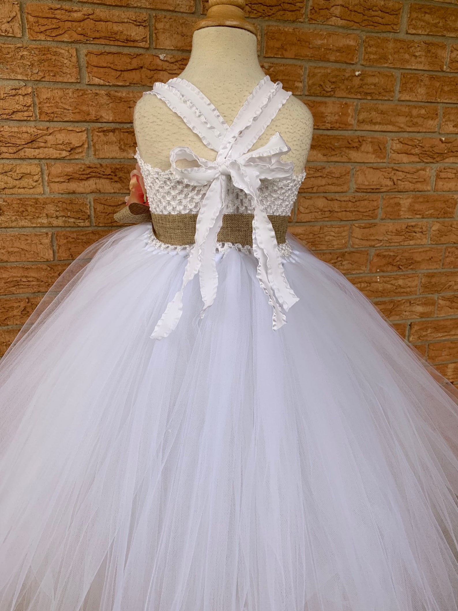 Country Wedding Flower Girl Dress Poofy Flower Girl Dress Etsy