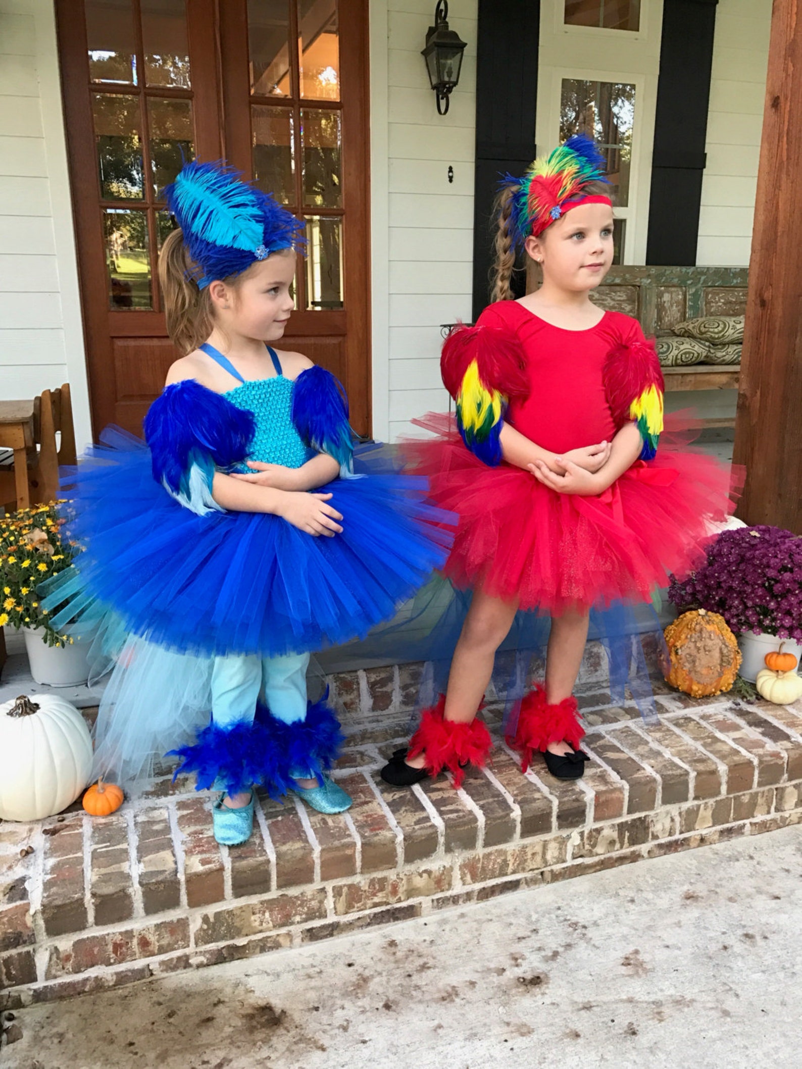 Parrot Costume Macaw Costume Parrot Tutu Halloween Costume Etsy
